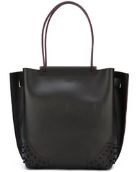 Tod's Contrast Handle Tote Bag