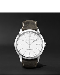 Baume & Mercier Classima Automatic 42mm Stainless Steel And Leather Watch