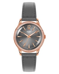 Henry London Finchley Leather Watch
