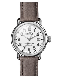 Shinola The Runwell Leather Watch