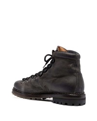 Premiata Lace Up Leather Walking Boots