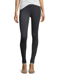 Vince Stretch Twill Pull On Leggings Charcoal