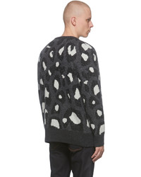 Nudie Jeans Grey Black Hampus Sweater