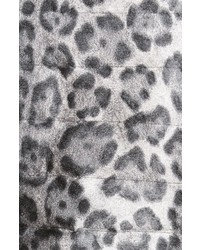 Armani Collezioni Leopard Print Down Puffer Jacket
