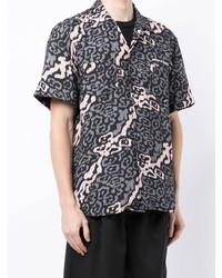 Vision Of Super Leopard Print Short Sleeve Shirt