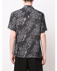 Vision Of Super Leopard Print Short Sleeved Shirt