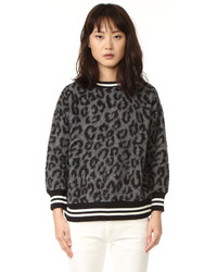 R 13 R13 Leopard Sweater