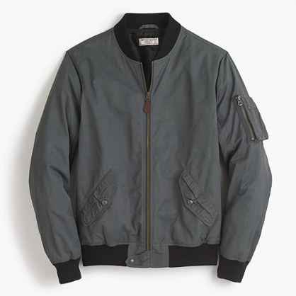 J.Crew Tall Wallace Barnes Ma 1 Bomber Jacket 178 J.Crew