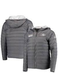 Colosseum Graycamo Colorado Buffaloes Oht Military Appreciation Iceman Snow Puffer Full Zip Hoodie Jacket At Nordstrom