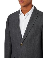 Topman Skinny Fit Linen Suit Jacket