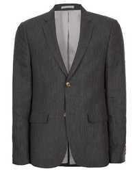Topman Skinny Fit Linen Suit Jacket