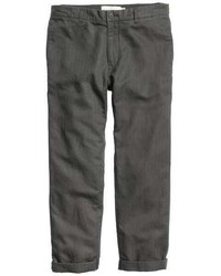 Charcoal Linen Pants