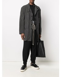 Yohji Yamamoto Single Breasted Linen Shirt Jacket