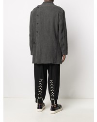 Yohji Yamamoto Single Breasted Linen Shirt Jacket