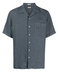 Massimo Alba Short Sleeve Linen Shirt