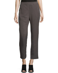 Eileen Fisher Linen Ankle Pants Plus Size