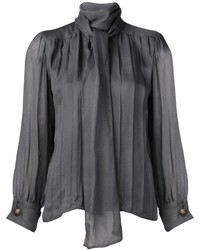 Saint Laurent Yves Vintage French Cuff Blouse