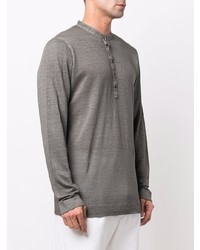 120% Lino Long Sleeve Linen T Shirt