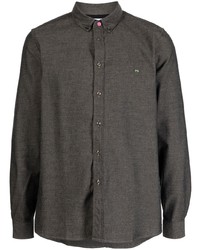 PS Paul Smith Button Detail Anthracite Shirt