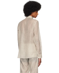 Gabriela Coll Garments Gray No197 Shirt