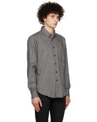 Naked & Famous Denim Grey Organic Cotton Shirt