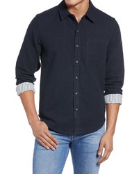 BRIDGE AND BURN Jude Button Up Double Cloth Shirt