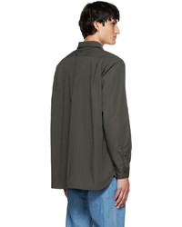 Nanamica Khaki Regular Collar Wind Shirt