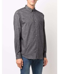 Closed Long Sleeved Button Up Shirt