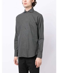 Canali Long Sleeves Cotton Shirt