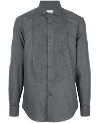 Brunello Cucinelli Pleated Woven Shirt