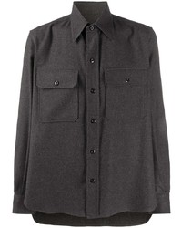 Ami Paris Pocket Detail Button Up Shirt