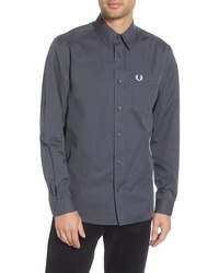 Fred Perry Regular Fit Button Up Twill Shirt