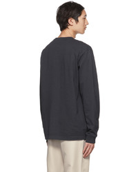 Acne Studios Black Organic Cotton Long Sleeve T Shirt