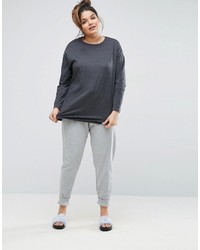 Asos Curve Curve Ultimate Long Sleeved Tunic Oversized T Shirt