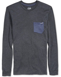 Volcom Fall Twist Long Sleeve Contrast Pocket T Shirt