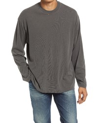 John Elliott Folsom Long Sleeve Cotton T Shirt