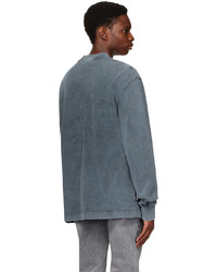 Han Kjobenhavn Gray Distressed Long Sleeve T Shirt