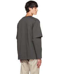 AFFXWRKS Gray Dual Sleeve T Shirt