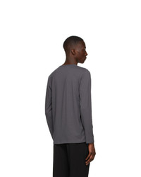 BOSS Grey Infinity Long Sleeve T Shirt