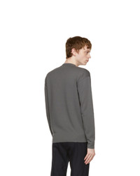 Loro Piana Grey Wish Wool T Shirt Sweater
