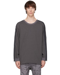 Blackmerle Grey Zip Panel Sweatshirt