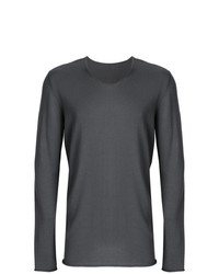 Men S Charcoal Long Sleeve T Shirts By Label Under Construction Men S Fashion Lookastic Com