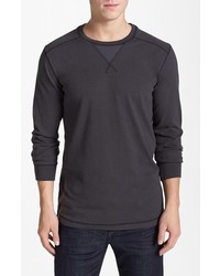 Quiksilver Snit Long Sleeve T Shirt Dark Charcoal Medium