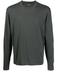 Tom Ford Round Neck Long Sleeve T Shirt