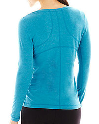 jcpenney Xersion Long Sleeve Spa Tee