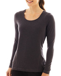 jcpenney Xersion Long Sleeve Spa Tee