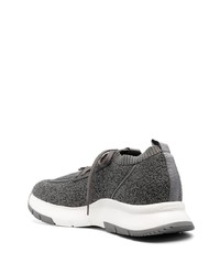 Gianvito Rossi Fine Knit Lace Up Sneakers