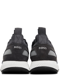 BOSS Gray Sock Sneakers