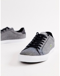 Lacoste Vulcanised Trainers In Black