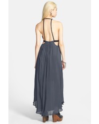 Free People Caught In The Mot Cutout Maxi Dress